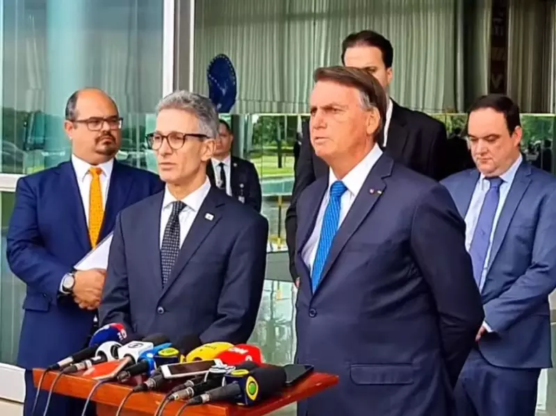 Fala Matao - Em Brasília, Zema declara apoio a Bolsonaro para o segundo turno