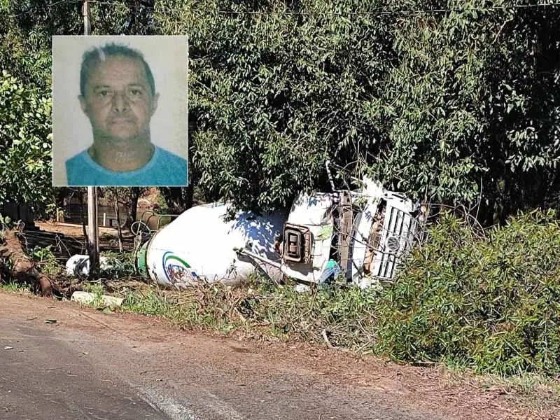 Fala Matao - Motorista de Matão morre após caminhão tombar em vicinal de Gavião Peixoto