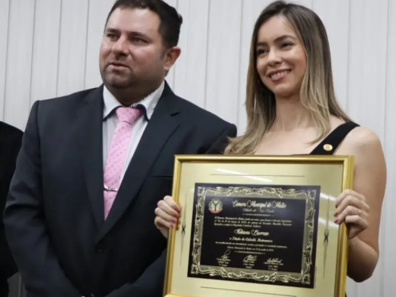 Fala Matao - Deputada Fabiana Barroso recebe título de Cidadã Matonense