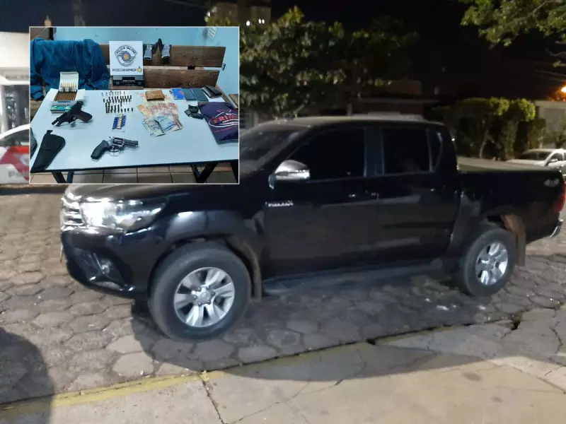 Fala Matao - PM de Matão recupera caminhonete roubada com refém em Jaboticabal e prende o ladrão