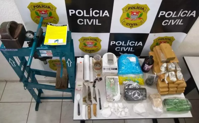 Fala Matao - Polícia Civil desmantela laboratório de drogas em Araraquara