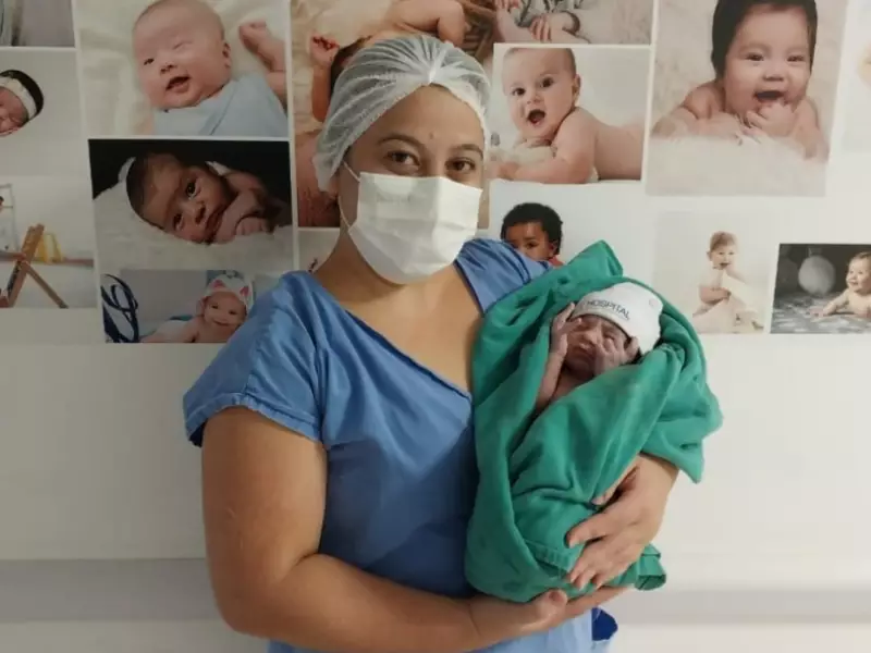 Fala Matao - Primeiro nascimento em Matão ocorreu no domingo (1) no Hospital Carlos Fernando Malzoni