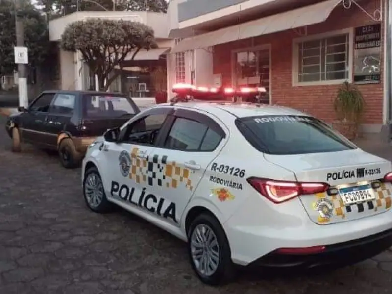 Fala Matao - Polícia Rodoviária recupera veículo furtado transitando na contramão de direção na Faria Lima