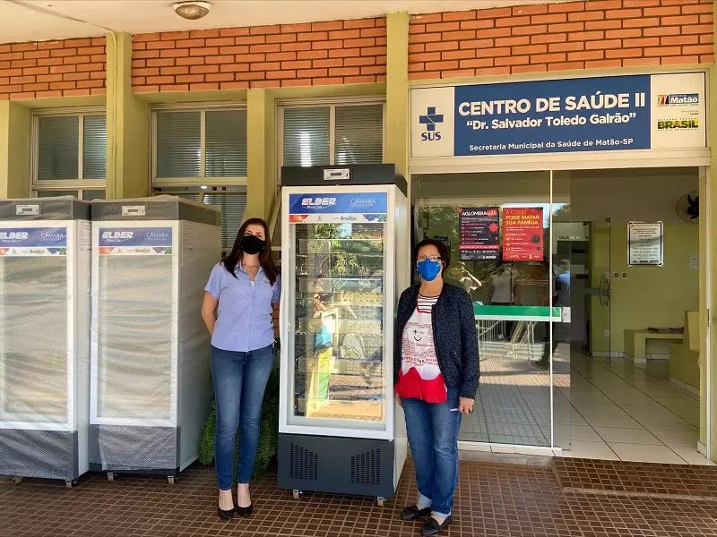 Fala Matao - Matão recebe câmaras frias doadas pela Brasilux Tintas para acelerar vacinação	