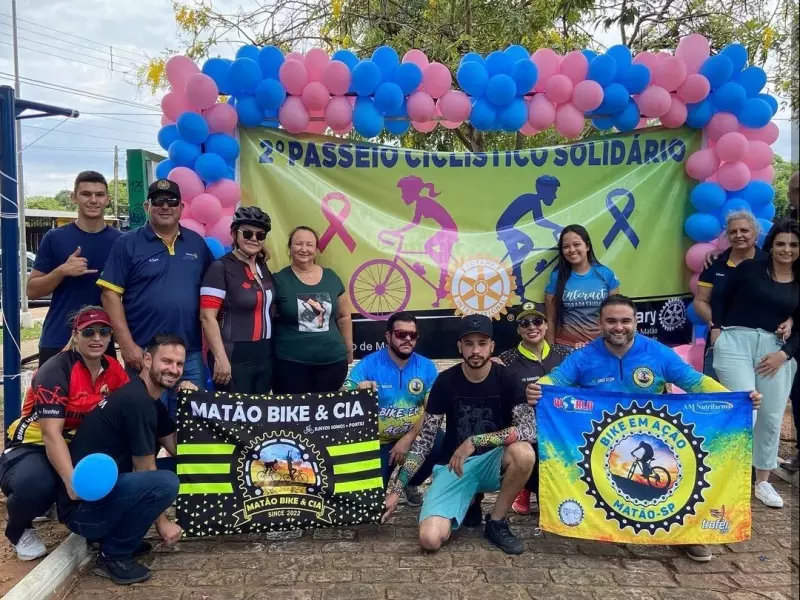 Fala Matao - Rotary Club Terra da Saudade e o Grupo de Bike & Cia arrecadaram 6.900 litros de leite