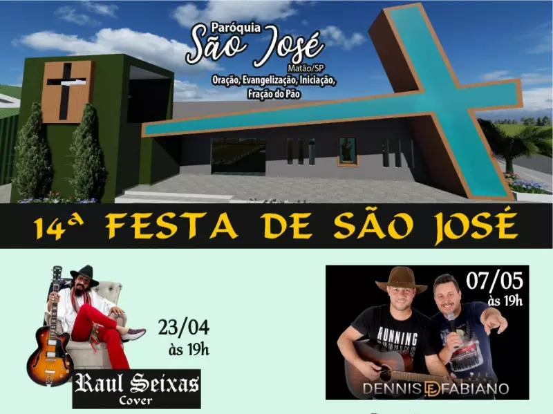 Fala Matao - Festa de São José no Jardim do Bosque começa neste sábado (23)