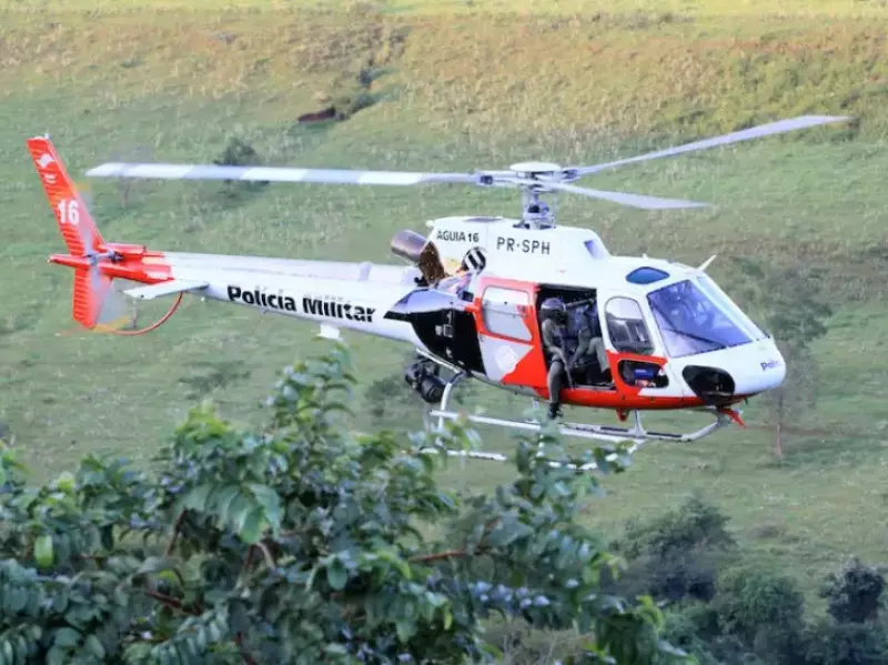 Fala Matao - Roubo com retenção de vítima no Jardim Paraíso teve buscas com helicóptero Águia